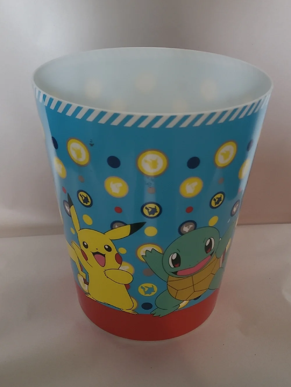 Pokemon Garbage Trash Pail Can Bin Pikachu Charmander Squirtle 2017 Nintendo